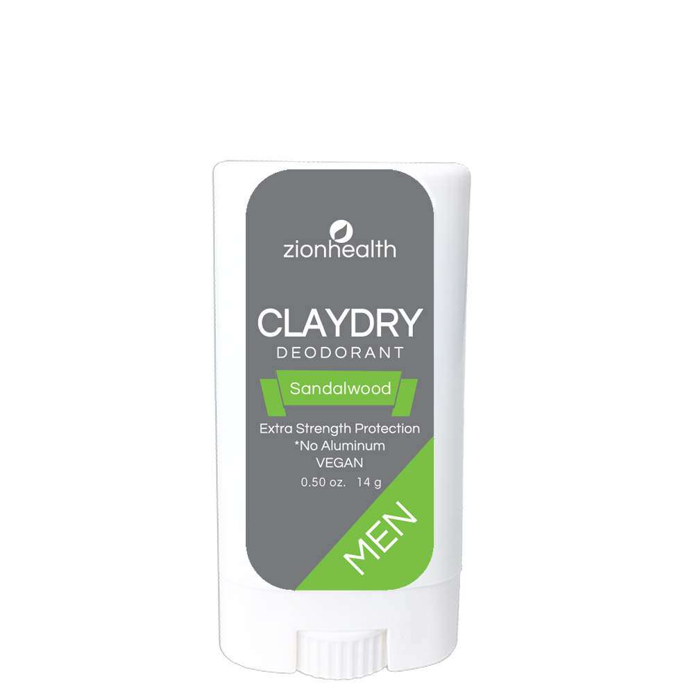 Stol uafhængigt Plys dukke Travel Size Clay Dry Bold - Sandalwood Men Vegan Deodorant 0.50 oz.