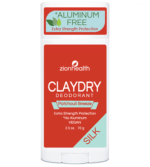 Clay Dry SIlk - Patchouli Breeze Vegan Deodorant
