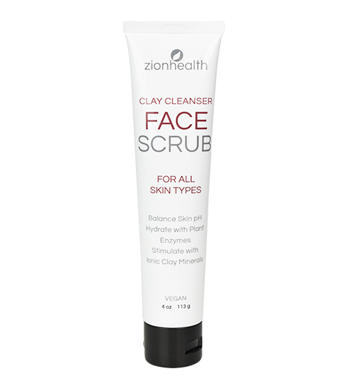 Zion Health Clay Face Scrub - 4oz