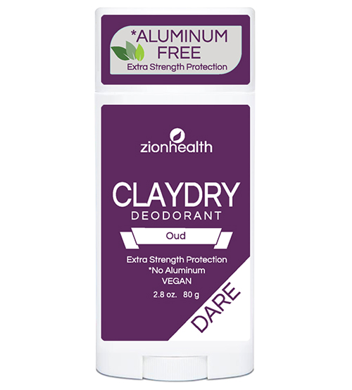Clay Dry Dare - Oud Scent  Vegan Deodorant 2.8 oz.